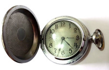 SOVIET RUSSIAN USSR VINTAGE POCKET WATCH MOLNIJA WORKING MECHANICAL RARITY