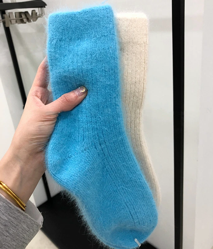 3Pairs 100% Wool Crew Thick Warm Women Fuzzy Heavy Casual Boot Soft Socks Winter - Image 2 of 4