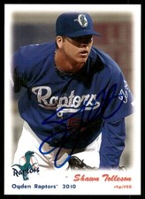 2010 Ogden Raptors SHAWN TOLLESON Signed Card autograph auto DODGERS
