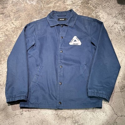 100% Authentic Palace Tech Coach Jacket Navy Big Logo Tri-Ferg | eBay