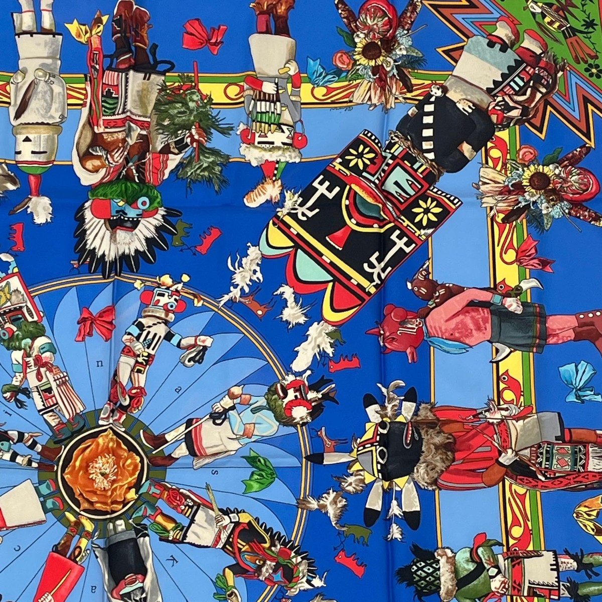 美品 HERMES カレ 90 カチナ kachinas インディアン ネイビー 美品 HERMES カレ 90 カチナ kachinas インディアン ネイビー s-l400.jpg