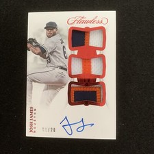 2019 FLAWLESS RUBY JOSH JAMES AUTO ASTROS PATCH SERIAL #ED 1/20