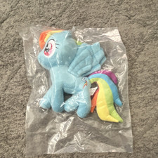 RARE  My Little Pony Rainbow Dash Plush Stuffed Animal Pony, Blue/Multicolor