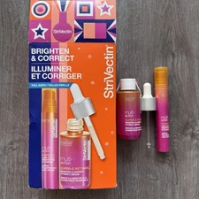 Strivectin Brighten Correct Skincare Set Eye Serum 15ml Vitamin C Serum 30ml