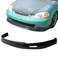  Front Bumper Lip Splitter Fits 1996-1998 Honda Civic, Mugen Style Unpainted