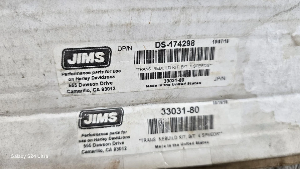 Kit de reconstrucción de transmisión de 4 velocidades Jims #33031-80 Harley Davidson Big Twin 79-84 Foto 3 de 4