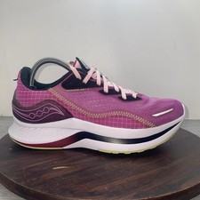 Saucony Endorphin Shift 2 Shoes Womens 9.5 Purple Running Comfort Walking Gym