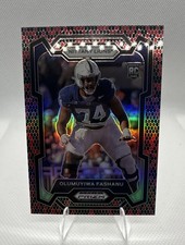 2024 Olumuyiwa Fashanu Panini Prizm Draft Picks RC #145 SSP SNAKE SKIN Prizm🔥