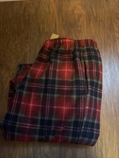 Skims Cozy Knit Jogger Pant Sherpa Brick Buffalo Check, M, New With Tags
