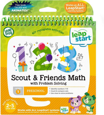 Leapfrog Math Book for Leapstart System 3D Scout  Friends Level 1 School Skills