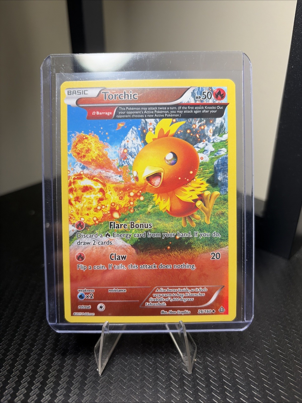 Pokemon TCG - Torchic 26/160 Reverse Holo 2015 Primal Clash