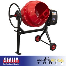 Sealey CMX125 125L Cement Mixer 550W Heavy‑Duty Portable Electric Concrete