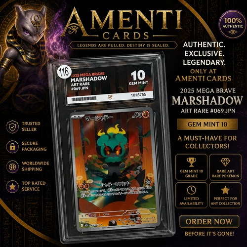 Marshadow 069/063 ace graded pokemon cards 10 japanese