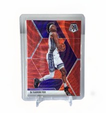 Panini 2019-20 Mosaic De'Aaron Fox Sacramento Kings Prizm #10 RED WAVE 