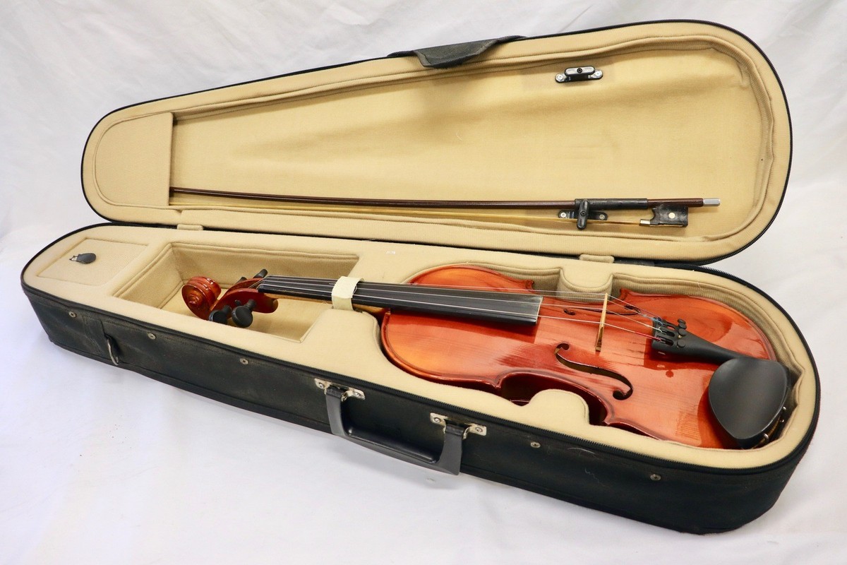 Jurgensmeyer 4/4 Full Size Violin w/ Bow & Case Student Orchestra