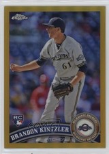 2011 Topps Chrome Gold Refractor 31/50 Brandon Kintzler #206 1u6