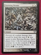Magic The Gathering EVENTIDE BATWING BRUME black/white card MTG