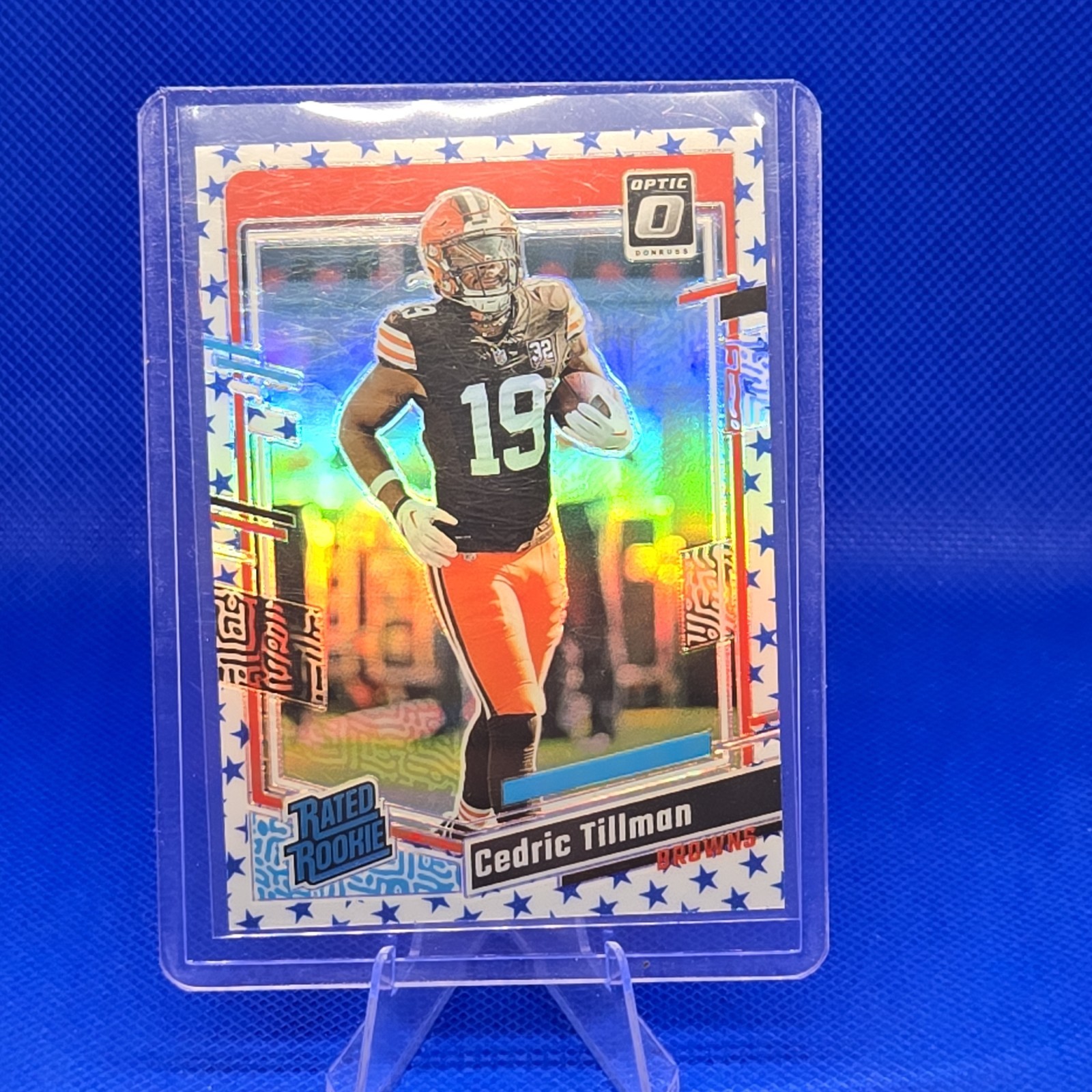 2023 Panini Donruss Optic - Rated Rookie Cedric Tillman #224 Stars Prizm (RC)