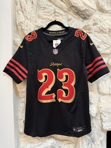 Grand Maillot De Sport Rouge #23 McCaffrey (49ers) - Neuf - Livraison Gratuite