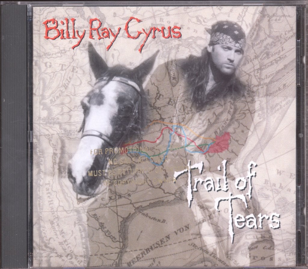 Billy Ray Cyrus Trail of Tears CD USA Mercury 1996 CD. Has hole punched through