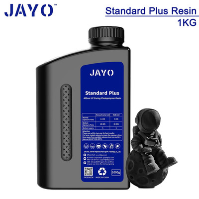JAYO 405nm UV Photopolymer Standard Plus Resin Schwarz 1KG For LCD 3D Drucker