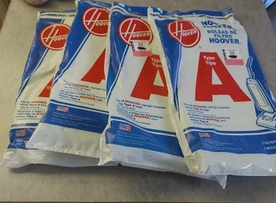 Hoover 4010001A Type A Vacuum Bags 3PK- SET OF 4 BAGS