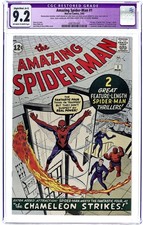 Amazing Spider-Man #1 CGC 9.2 RESTORED 1963 4387331001