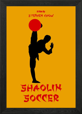 Shaolin Fußball gerahmtes Wandbild Poster Leinwanddruck Bild