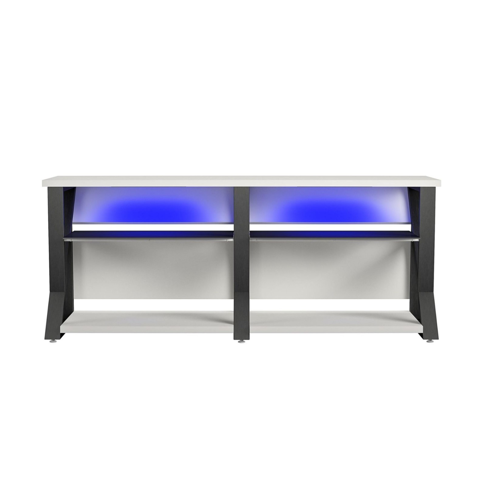 Genesis 60" Gaming TV Stand, with Remote Gaming Lighting Whi