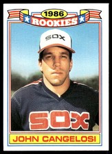 John Cangelosi 1987 Topps #2 White Sox MLB READ FREE SHIPPING AutographDen