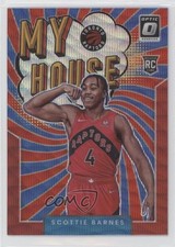 2021-22 Panini Donruss Optic My House Red Wave Prizm Scottie Barnes #19 4f5