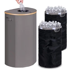 Recycling Bin for Kitchen 100L, 26 Gallon Recycle Bins for Indoor Outdoor Hom...