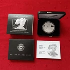 2024 W American Eagle Proof Silver Dollar 1 oz. Coin with Box & COA