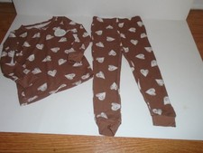 Milkberry Bamboo 2 Piece Long Sleeve Pajama Set Size 18 Months New With Tags