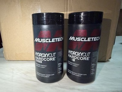 2pack-Hydroxycut Hardcore Elite - 100 Rapid-Release Thermo Caps - Energy & Focus