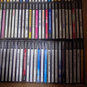 Sega Saturn console + 130 software sets.Tested from Japan