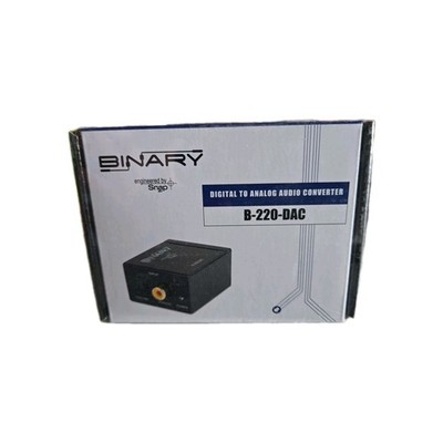 New Binary B-220-DAC 220 Series Digital to Analog Audio Converter
