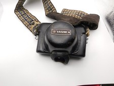 Vintage Yashica Electro 35 GSN Pioneer in Electronic Camera Leather Case Strap