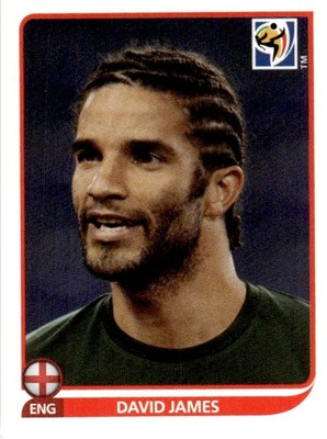 2010 Panini FIFA World Cup South Africa Sticker David James England #184