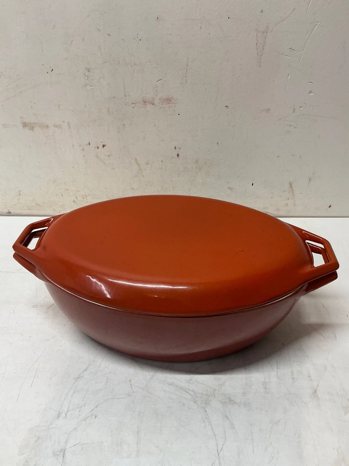Large Oval Copco Denmark O2 Orange Enamel Cast Iron Dutch Oven w/Lid/Michael Lax
Opens in a new wind