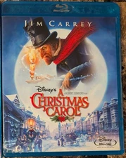 Disney's A Christmas Carol (Blu-ray, 2010) Jim Carrey, Gary Oldman, Colin Firth