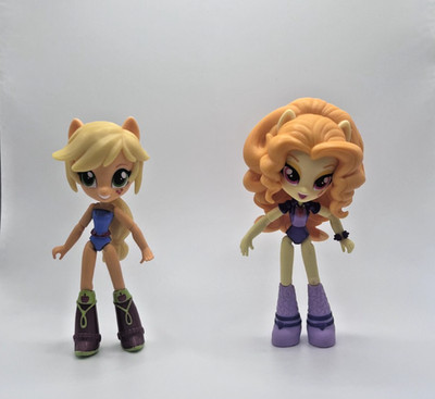 My Little Pony Equestria Girls Minis Adagio Dazzle & Apple Jack Doll Figure 5 