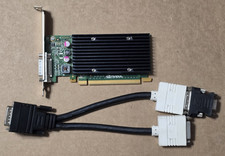 HP NVIDIA NVS 300 DUAL DVI GRAPHICS VIDEO CARD - 512 MB - PULLED  WORKING