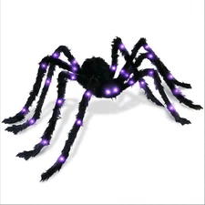 KatchOn, Giant Light Up Spider for Outdoor - 4Ft, Realistic Hairy LED Spider ...