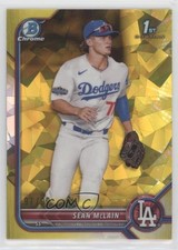 2022 Bowman Chrome Draft Sapphire Edition Yellow 97/99 Sean McLain #BDC-50 0eo6
