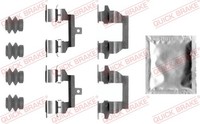 1X Quick Brake 109-0026 ZubehöRsatz Scheibenbremsbelag FüR Renault Nissan Peugeo
