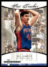 2007-08 Fleer Hot Prospects Stat Tracker Bill Laimbeer Detroit Pistons #ST-9