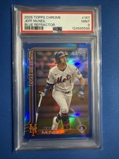 2025 Topps Chrome - Jeff McNeil #167 Blue Refractor /150