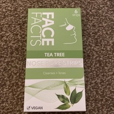 Face Facts Tea Tree Nose Pore Strips | Draws out impurities & oils, helping eli