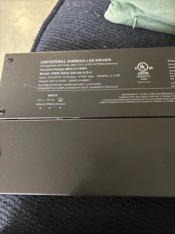 2Emitever Dimmable Led Driver 300W AC 110V-277V DC 24V Transformer Potentiometer - Image 4 of 4